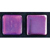Dichro Slide Light Green/Magenta - 10cm x 10cm